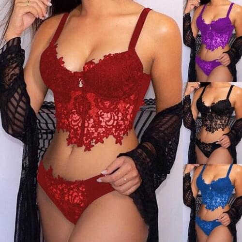 Erotic Lingerie Bras G-string Sets Sexy Bralette Bra Set Women Lingerie Underwear Women Sleepwear Nightwear Womens Intimates