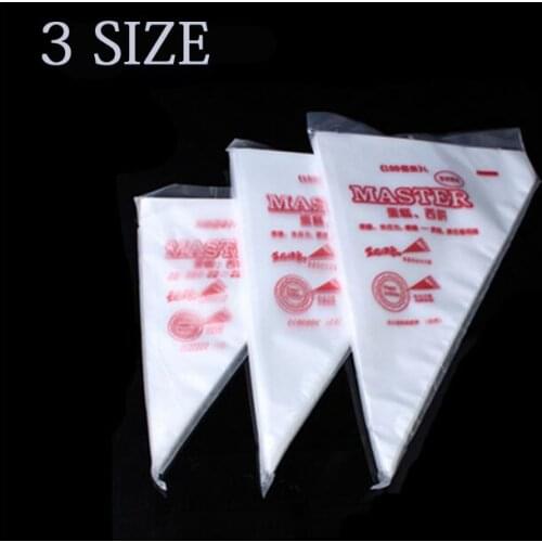 100/pack Pastry Bag Confectionery Nozzle For Cake Confectionery Attachments Cake Disposable Spout Accessories Piping For Baking