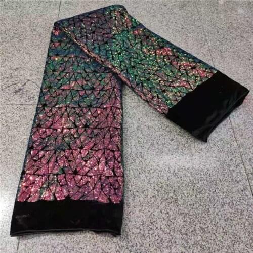 Good Looking 20JRB-122006 Nigerian Lace Fabric Top Sale Sequins Embroidery French for Wedding or Party Show Dress