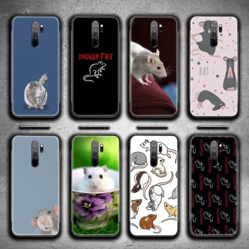 Mouse Rat Phone Case for Redmi 9A 9 8A 7 6 6A Note 10 9 8 8T Pro Max K20 K30 Pro
