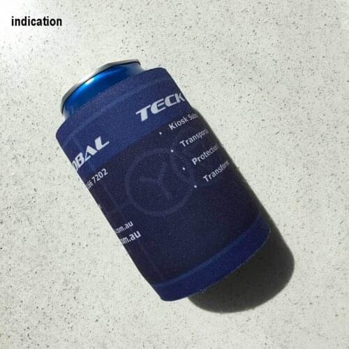 300pcs/lotCustomized Logo Stubby Cooler Neoprene Stubby Holder Insulated Can Cover Wedding Picnic Can Cooler Bag Custom Coolers