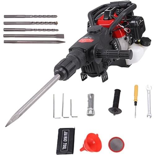 Multifunction Gasoline Power Impact Hammer Gasoline Broken Electric Pick Electric 1800W Drill Driller Demolition Hammer
