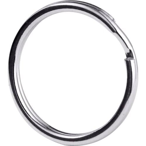 PARETO 1000pcs 18mm 304 stainless steel split key rings for key chain charm tag diy keyrings accessories