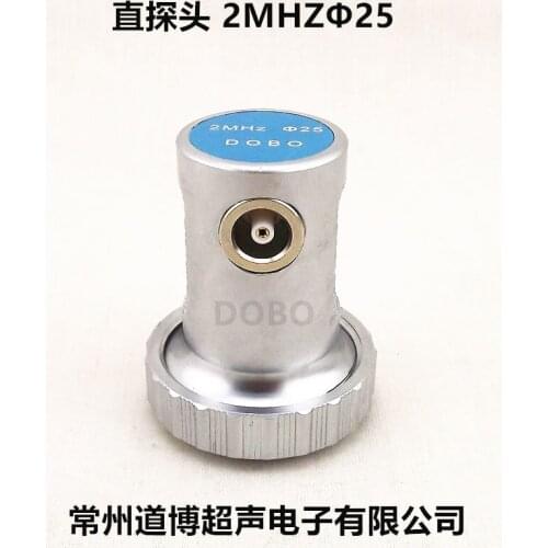 Longitudinal Wave Transducer of UT Flaw Detection Instrument for 2MHz 25 Nondestructive Detection of Ultrasound Straight Probe