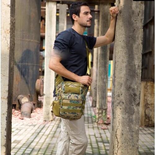 Capacity 15L Men messenger bag infantry pack SLR camera super tactical saddle bag outdoor multi-function Unisex shoulder bag