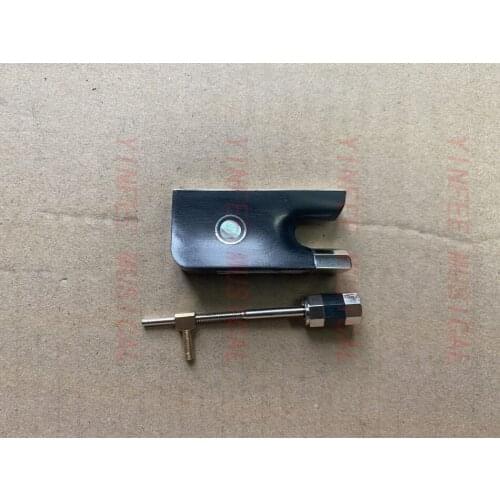 High Quality double eye Nickel-Silver Mounted Ebony Frog for 4/4 Cello Bow