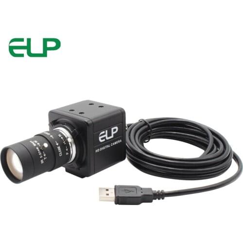 High Speed 60fps 720P Global Shutter USB Webcam with 5-50mm Varifocus lens Aptina AR0144 USB Camera