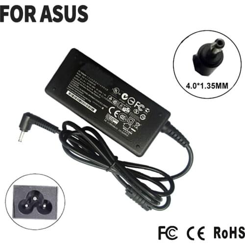 Replacement For ASUS 19V 1.75A 4*1.35MM 33W 0A001-00340200 F201 Series, F201E F202 Series F202E S200E X201E X202E