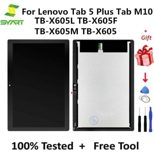LCD Screen For Lenovo Tab M10 Tab 5 Plus TB-X605L TB-X605F TB-X605M TB-X605 LCD Display Touch Screen Digitizer Glass assembly