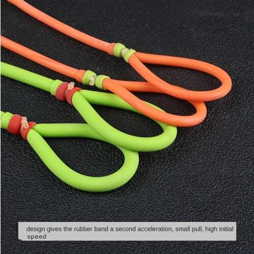 3pcs 2050/3060 Outdoor Elastic Bungee Rubber Band For Fishing Shooting Slingshot Catapult Replacement Use On Fishing Catch Fish