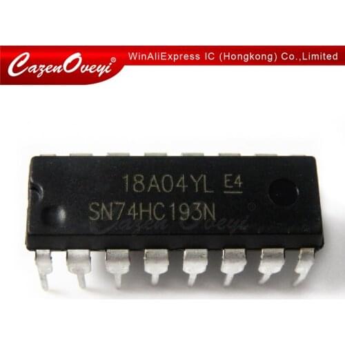 5pcs/lot HD74HC193P SN74HC193N 74HC193 DIP-16 In Stock