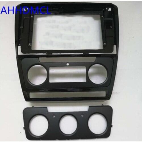 Car Fascias Navigation Fascia Dash Frame Kit For 10" ~10.2"Universal Android Multimedia Player For Skoda Octavia 2007 2008 ~2017