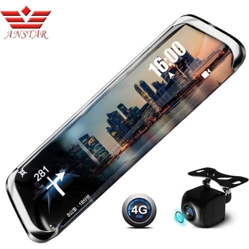 ANSTAR 3G/4G Car DVR 10" IPS Stream Rear View Mirror FHD 1920x1080P Dash Cam Camera dashcam ADAS Video Recorder Give 32G TF