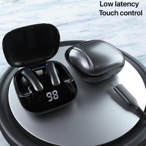 E68 TWS Fone Bluetooth 5.0 Wireless Headphones LED Display Gamer Auriculares Bluetooth Earphones Earbuds Handsfree Headset