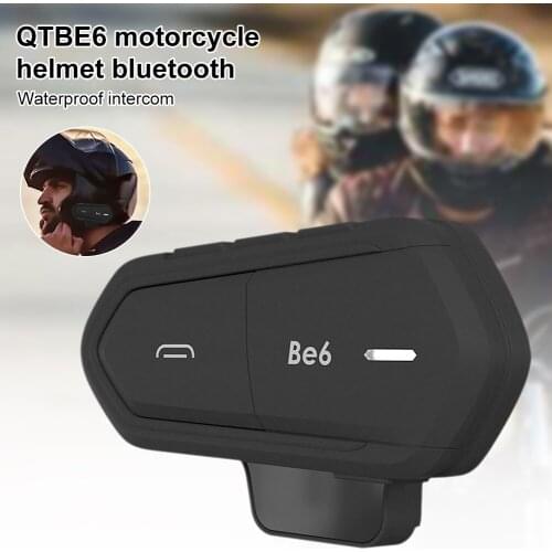 Helmet Intercom Bluetooth Headset 1000M Talking Hands-free Call Interphone Waterproof Wireless Helmet Earphone Walkie Talkie