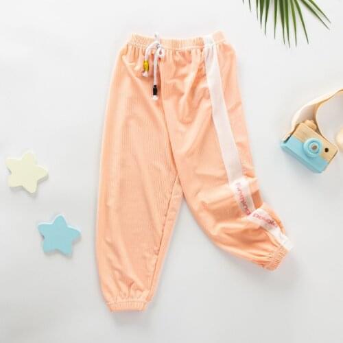 Girls Summer Harem Pants Fashion Design Brand Boys Clothes Sports Loose Trousers Casual Fashion Children Pants 2021 Trendy