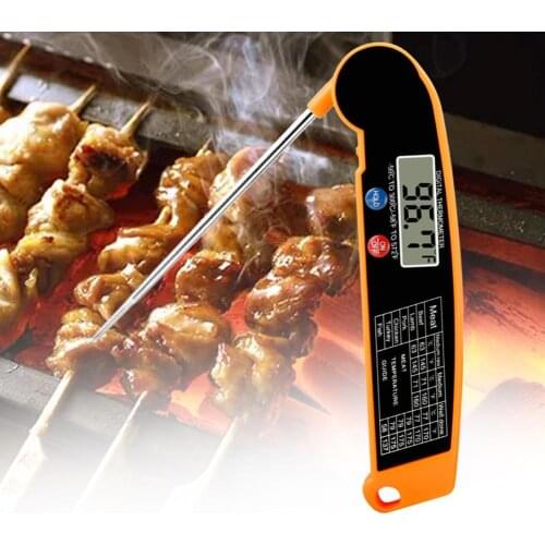 Digital Meat Thermometer Probe Kitchen Cooking Thermometer Barbecue Grill Food Thermometer for Milk Water Smoker BBQ Accessories