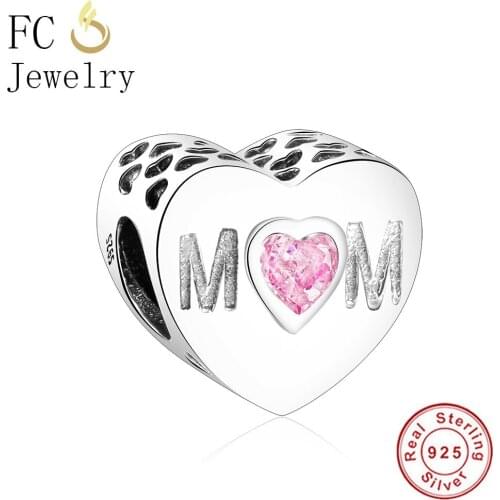 FC Jewelry Authentic 925 Sterling Silver Love Hearts Shape Beads Fit Original Brand Charms Bracelet DIY MOM Gifts Berloque