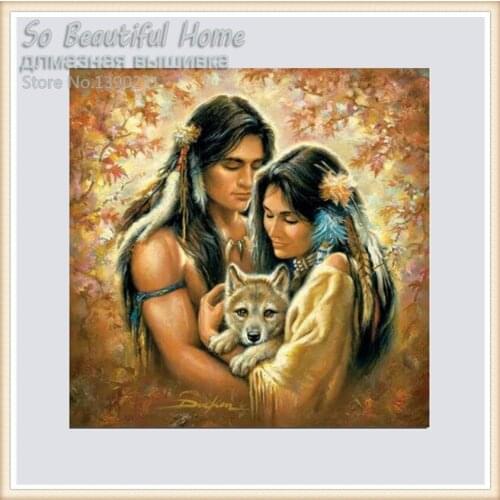Hot Fashion Diy diamond painting cross stitch full diamond embroidery Needlework europe diamond mosaic home decor Lover SH61269