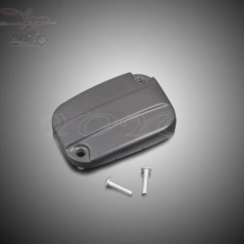 Chrome/Black Front Master Cylinder Cover For Harley Touring Electra Glide Ultra Classic Road King Street Glide Trike 2008-2013