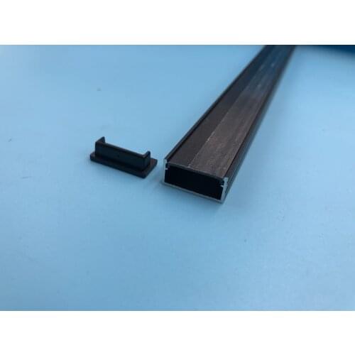 Free Shipping 1m/pcs 10m/pcs aluminum profile with end caps and clips