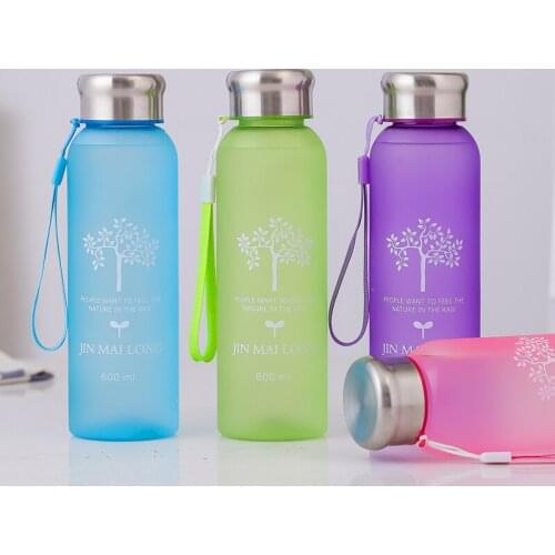 Fashion Student Sports Bottle Portable Plastic Water Bottle for Children Kids Garrafa Agua Gym Water Bottle Drinkware DD60WB