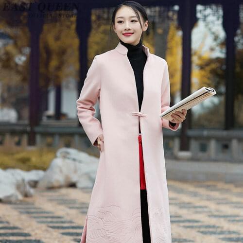 Chinese new year 2018 women coat spring Chinese style trenchcoat trench coat for women AA3243 Y