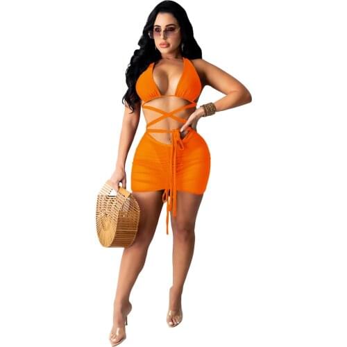 PNDODO Orange Swimwear