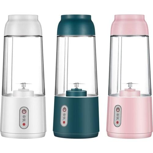Portable Blender USB Mixer Wireless Electric Juicer Machine Smoothies Mini Food Processor Blender Cup 300ml Juice Blenders