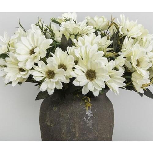 Christmas Decoration For home 28CM Fake Flower Chrysanthemum Table Decor Artificial Flower For Wedding Decoration Home Decor