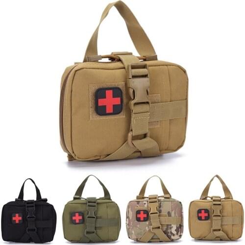 Tactical EMT Pouch Quick Rip Away Molle Medical IFAK Pouches Military Waist Pack Bag First Aid Utility Kit For Camping Hiking