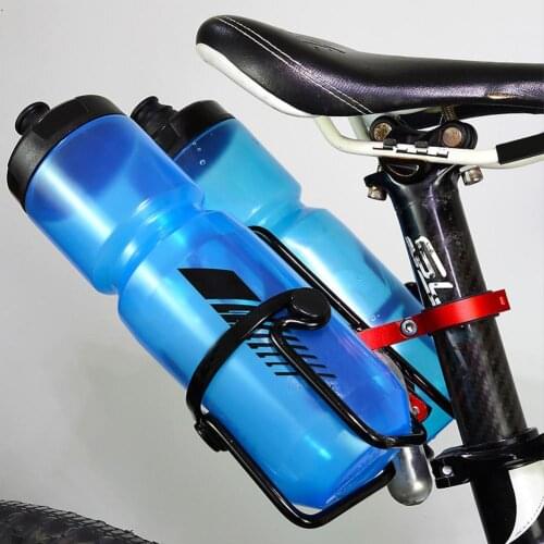Bicycle Saddle Water Bottle Cages Holders MTB Bicycle Cycling Double Dual Water Bottle Cages Holder Shelf Bicycle Accessories