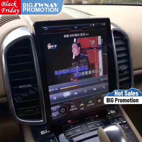 Vertical Tesla Style Android 9.0 auto Car DVD multimedia GPS Player for Porsche Cayenne 2012-2018 car radio stereo map head unit