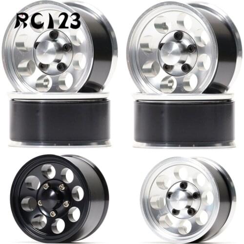 1:10 4PCS Aluminum 1.55" Beadlock WheelsRim Hub FOR RC D90 TF2/ Tamiya CC01 LC70 /MST JIMNY Axial 90069 NEW ENRON