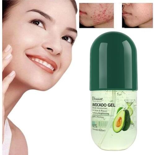 280ML 92% Avocado Moisturizing Gel Deep Anti-acne Repairing Skin Jelly Face Cream Improve Rough Smooth Skin Shrink Pores