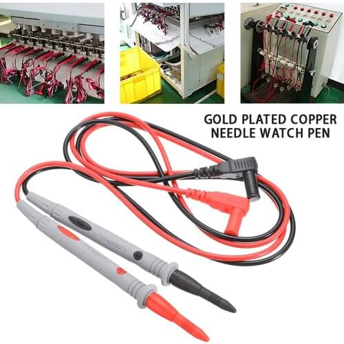 90cm Universal Multi Meter Probe Test Leads Max 1000V/10A For Digital Multimeter Feelers Wire Cable Pen Tip