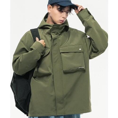 AreMoMuWha Hooded Jackets For Men