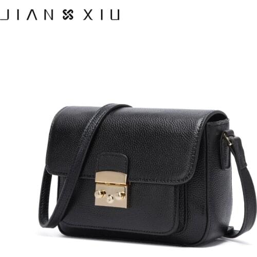JIANXIU Brand Women Messenger Bags Genuine Leather Bag Female Shoulder Crossbody Bags For Women Purse 2019 New Ladies Small Bags