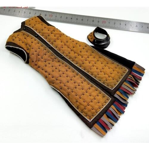 1/6th KLG-R023 Old Vintage Ming Dynasty Cotton Armor With Neck Guard Model For 12inch Body Doll