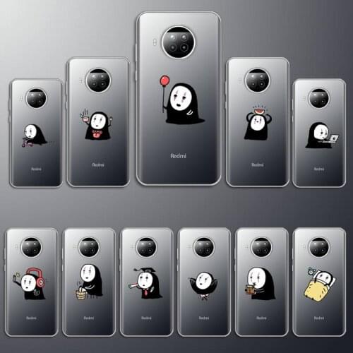 Faceless man Phone Case Transparent for Xiaomi mi Redmi note 10 t 8 9 pro lite 11 Samsung S 8 9 10 20 plus ultra