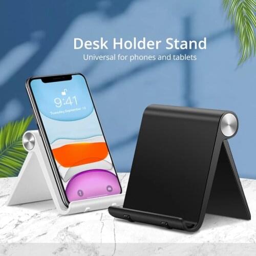 JUPAZIP Phone Holder Stand Cell Phone Support Tablet Fold Angle Adjustment Mobile Phone Stand Desktop Bracket For Samsung S20S10