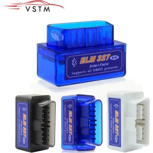 HOT Sale OBD mini ELM327 Bluetooth OBD2 V2.1 Auto Scanner OBDII 2 Car ELM 327 Tester Diagnostic Tool for Android Windows Symbian