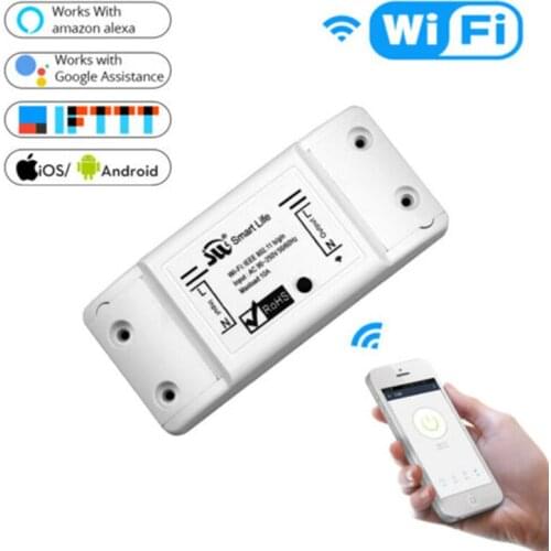 DIY Smart Home Automation Module 10A Wifi Smart Switch Remote Wireless Timer Light Switch Intelligent Universal