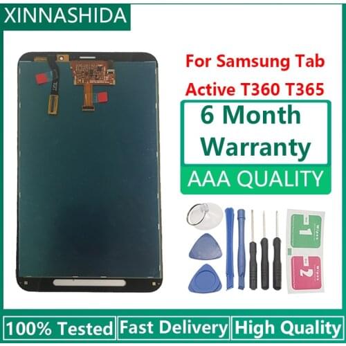 For Samsung Galaxy Tab Active SM-T365 T365 T360 LCD Display Touch Screen Digitizer Assembly Replacement