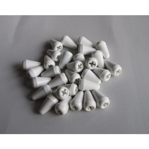 KAISH 30pcs ST Pickup Switch Tip Knob USA or Import Size Cap White Color
