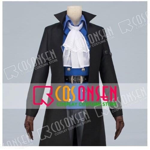 COSPLAYONSEN One Piece Sabo Cosplay Costume black with hat All Size Custom Made