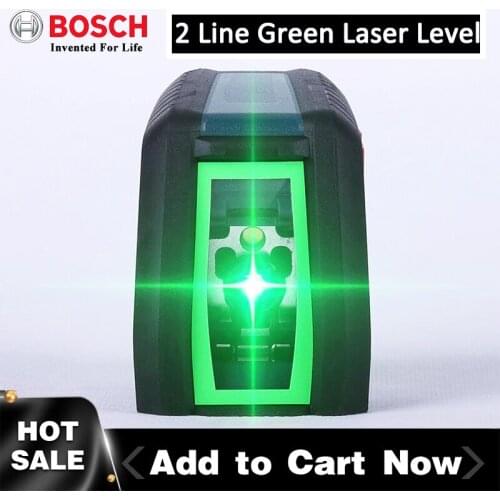 Bosch Original Laser Level High Precision Green Light Two-Line Horizontal And Vertical Laser Level Light Tool Official standard