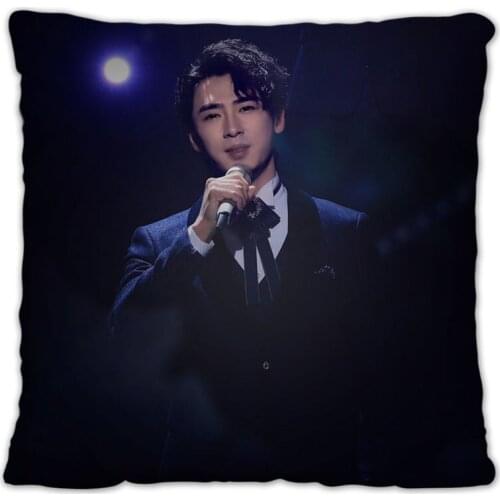 Sound Into Peoples Hearts Gao Tianhe Pillowcase Star Photo Poster Cushion Cover Souvenir Throw Pillow Cover Home Decor Cheer