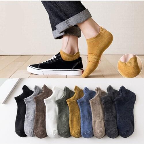 Men Socks Cotton Large size 36-45 High Quality Casual Breathable Boat Socks Short Men Socks Busines Male Socks Summer
