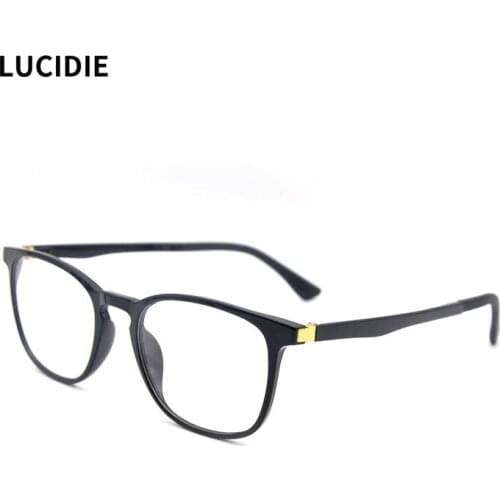 LUCIDIE 2020 Fashion New Ladies Ultem Square Glasses Frames for Women Classic Eyewear Men Optical Eyeglasses Trending Spectacles